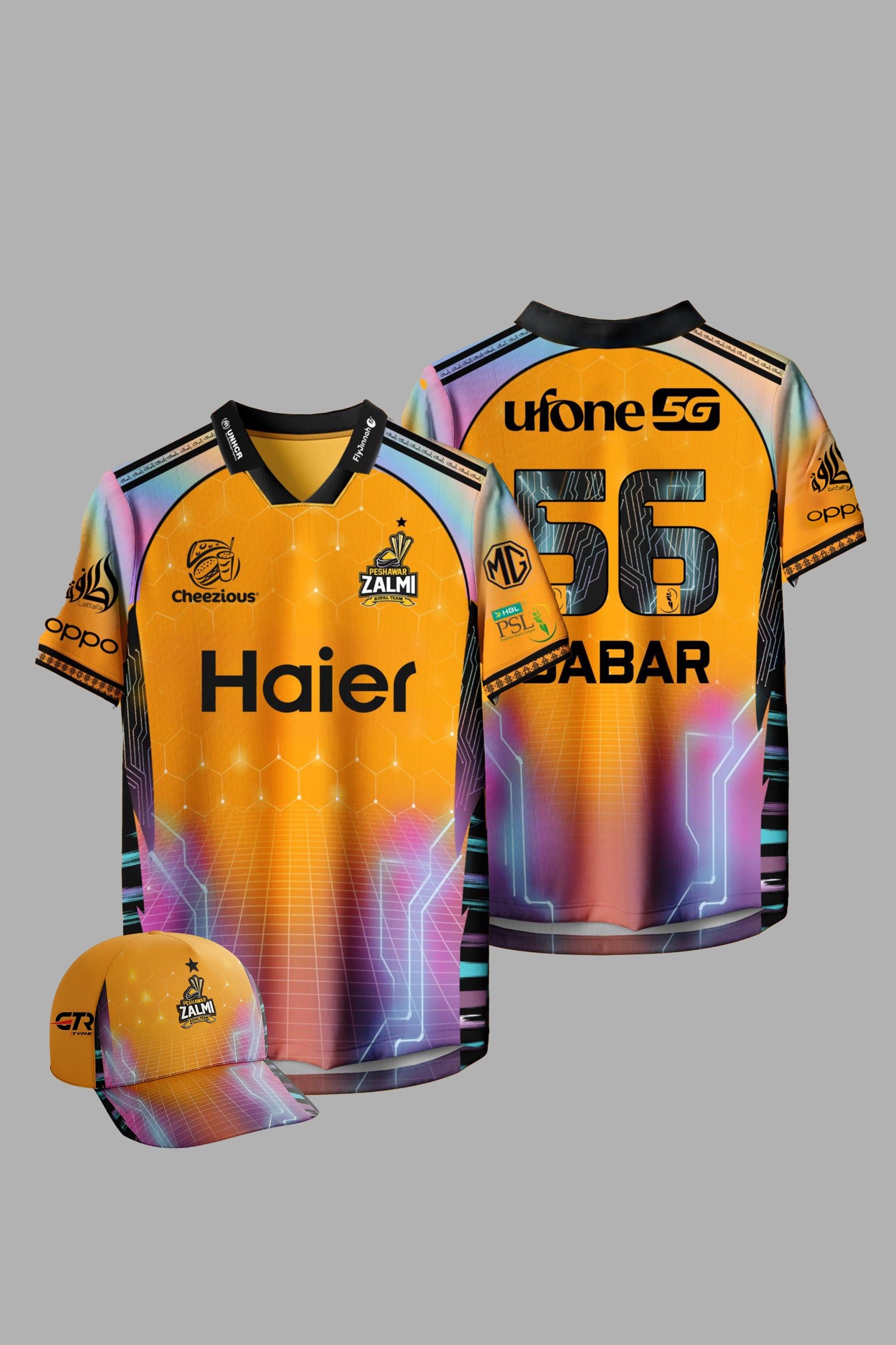 PSL XI Official Home Fan(Babar 56) Combo 8