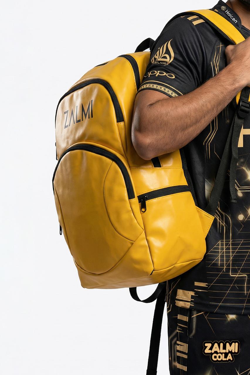 Zalmi Yellow Elite Backpack – PSL XI Series