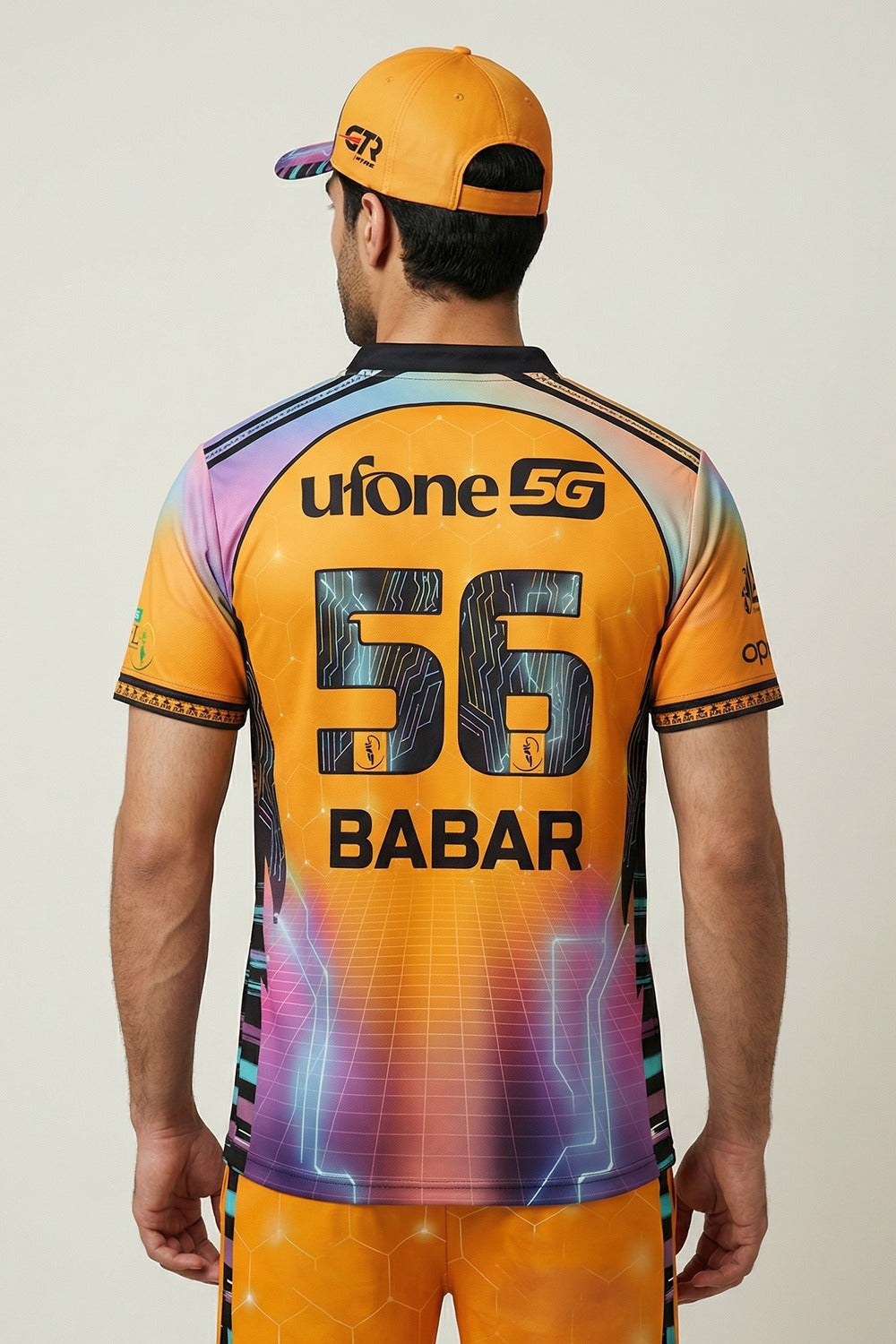 Peshawar Zalmi Official PSL XI Home Fan Jersey (Babar 56)