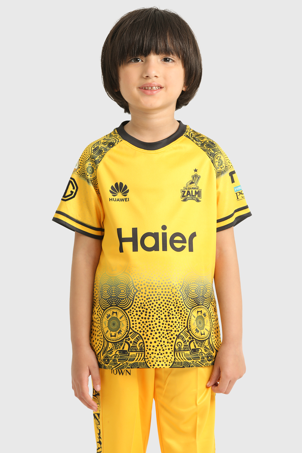 Peshawar Zalmi PSL 9 Juniors Home Kit (Shirt and Trouser)